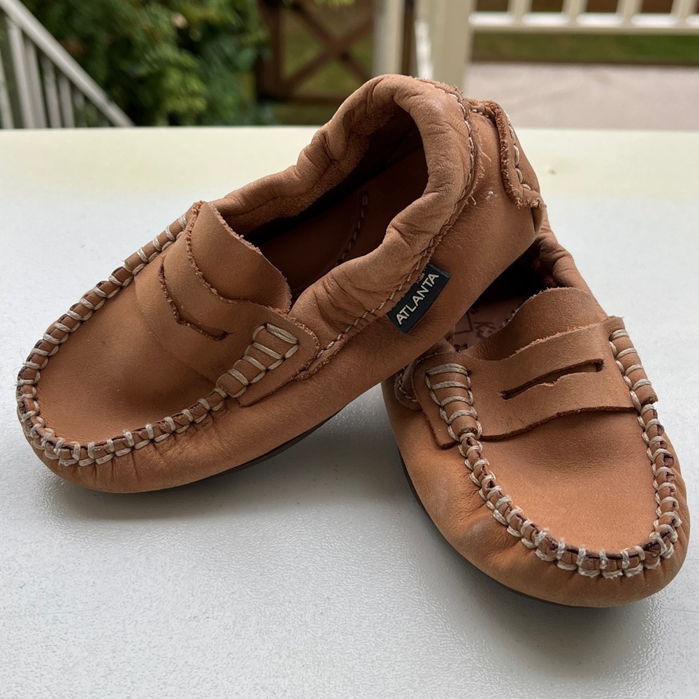 Atlanta leather moccasins, size EU 21 (US 5.5)